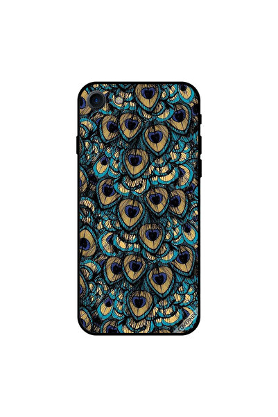 Covernex غطاء حماية لجهاز iPhone 7 بنقشة ريش الطاووس