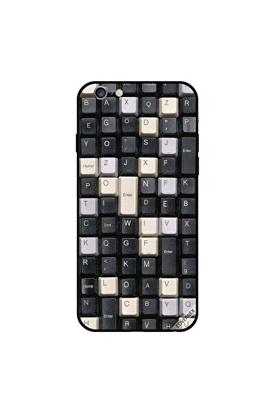 Covernex غطاء حماية لجهاز iPhone 6s Plus مع أزرار لوحة مفاتيح باللونين الأسود...