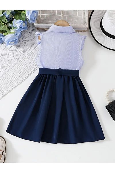OEM Schoolgirl dress, navy blue, 6 years, 116 cm