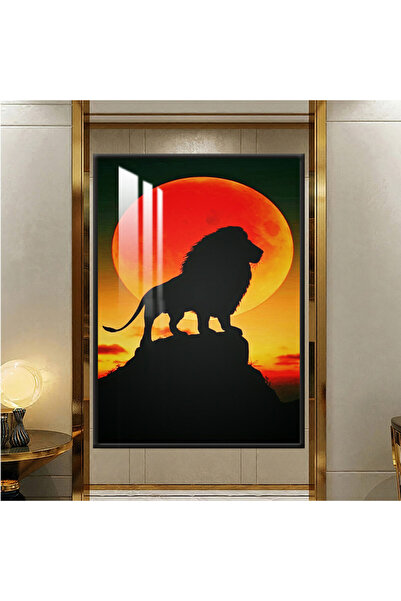 SND لوحة جدارية خشبية فاخرة مع برواز اسود و طبقة من الاكرليك الشفاف