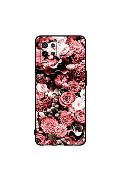 Covernex غطاء حماية لهاتف Oppo K9x - لون الخوخ والورود 2