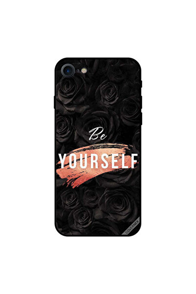 Covernex غطاء حماية لجهاز iPhone 8 - كن نفسك - ورود سوداء