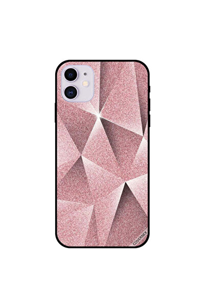 Covernex غطاء حماية لجهاز iPhone 11 بنمط هرمي لامع بلون الخوخ