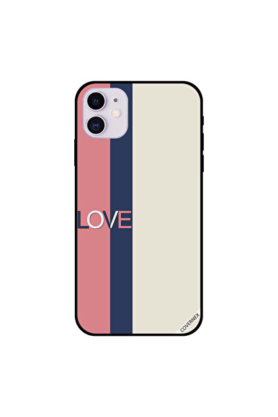 Covernex غطاء حماية لجهاز iPhone 11 بخطوط وردية وسوداء
