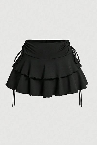 JE-TU Fusta mini pantaloni scurți cu șireturi JT8067