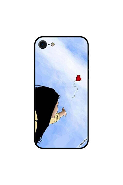 Covernex غطاء حماية لهاتف iPhone 7 بتصميم قلب طائر