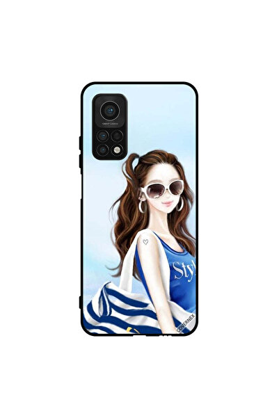 Covernex غطاء حماية لهاتف شاومي مي 10 تي برو 5 جي، تصميم قميص أزرق
