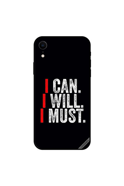 Covernex غطاء حماية iPhone XR - أستطيع، سأفعل، يجب عليّ