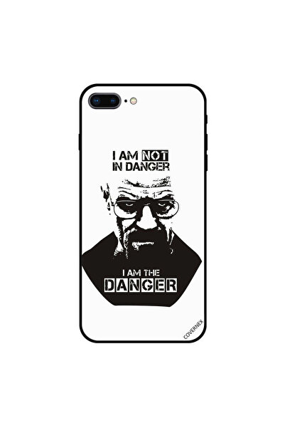 Covernex غطاء حماية لجهاز iPhone 8 Plus "أنا لست في خطر" بالأبيض والأسود