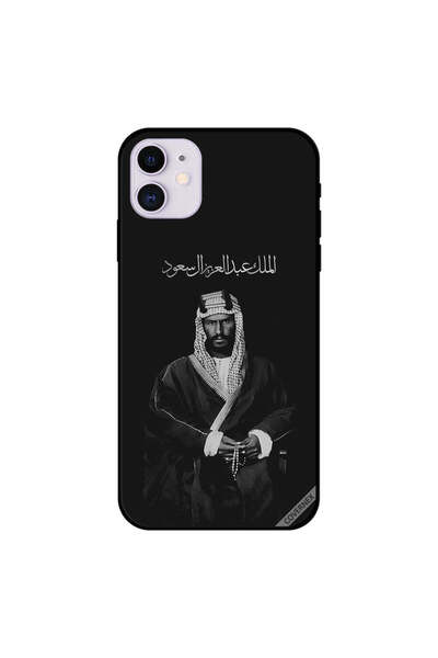 Covernex غطاء حماية لجهاز iPhone 11 صورة عبد العزيز آل سعود بالأبيض والأسود
