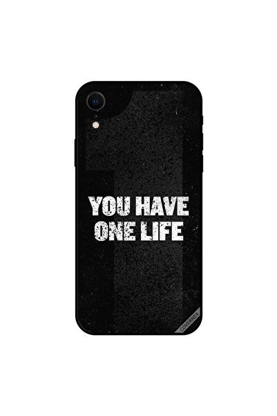 Covernex غطاء حماية iPhone XR - لديك حياة واحدة - أسود