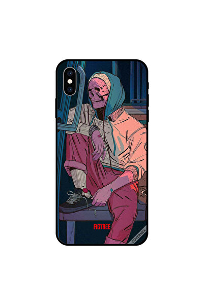 Covernex غطاء حماية لجهاز iPhone XS MAX - رجل مصاب بجمجمة