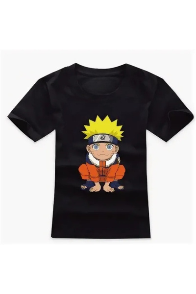 Flood Of Style Tricou unisex cu model anime pentru bărbați Uzumaki Naruto