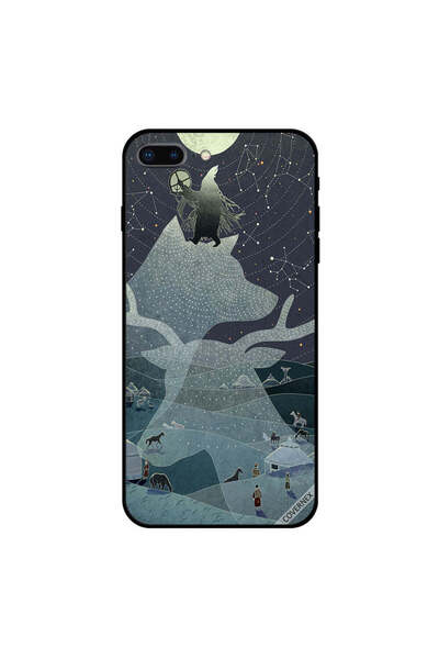 Covernex غطاء حماية لجهاز iPhone 7 Plus بخلفية ساحرة وغزال