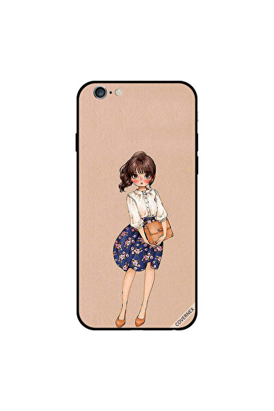 Covernex غطاء حماية لهاتف iPhone 6s Plus بملابس كاجوال للبنات