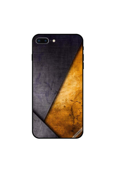 Covernex غطاء حماية لجهاز iPhone 8 Plus بنمط عتيق أصفر وأسود