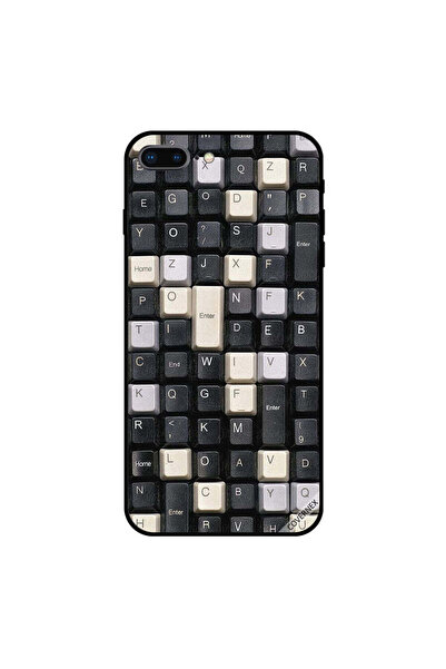 Covernex غطاء حماية لجهاز iPhone 7 Plus مع أزرار لوحة مفاتيح باللونين الأسود ...