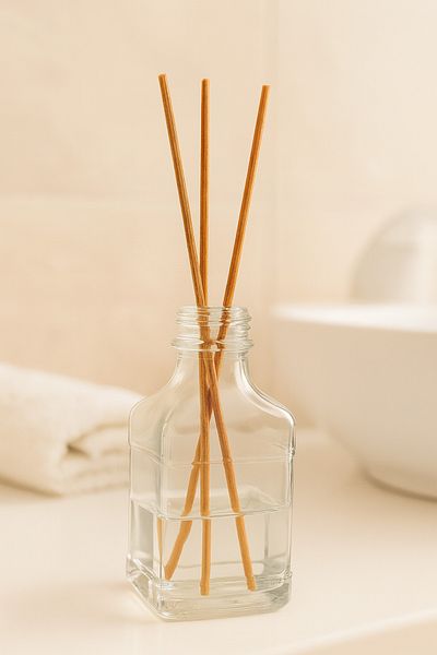 Mottogo Glass Bottle Vase & Reed Diffuser – Multi-Purpose Decorative Bottle 250 ml