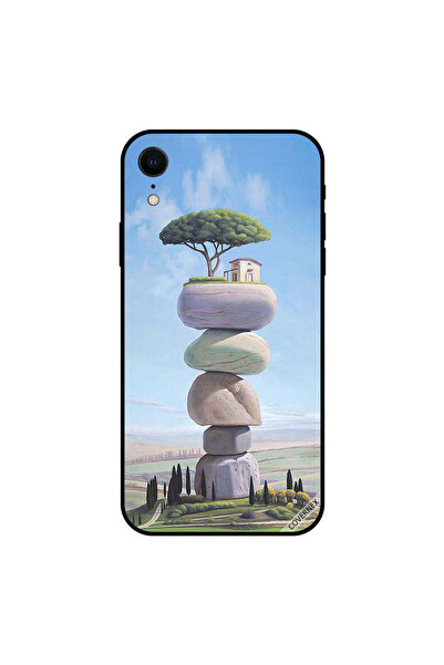 Covernex غطاء حماية iPhone XR بتصميم "بيت على الحجارة"