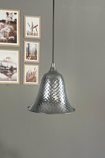 Bamyum Ruvin Metal Renk Tekli Avize Sarkıt Salon Mutfak Butik Lamba Aydınlatma Avizeler