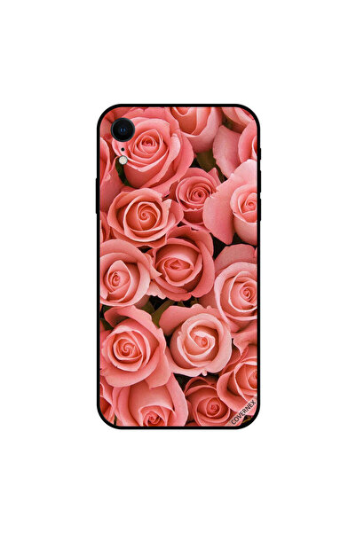 Covernex غطاء حماية لجهاز iPhone XR بنقشة زهور الخوخ الصغيرة