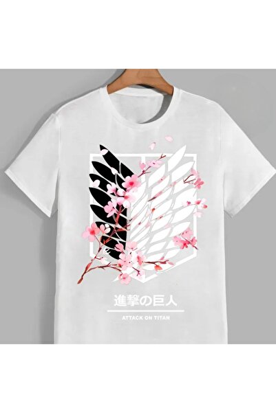 Flood Of Style Унісекс чоловіча футболка з аніме-принтом «Титани»