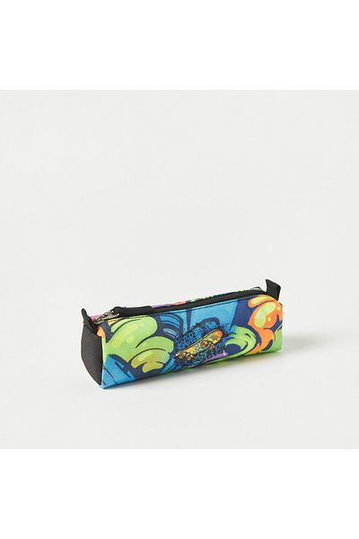 Juniors Printed Pencil Case with Zip Closure