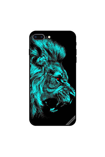 Covernex غطاء حماية لجهاز iPhone 7 Plus بنقشة عين الأسد الحمراء