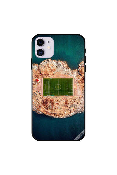 Covernex iPhone 11 Case Cover Football Ground In Mid Of Sea