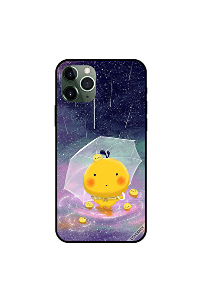 Covernex غطاء حماية لجهاز iPhone 11 Pro Max بنقشة Cutes in Rain
