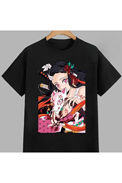 Flood Of Style Tricou unisex cu model anime Kamado Nezuko ‌   Vânătorul de de...