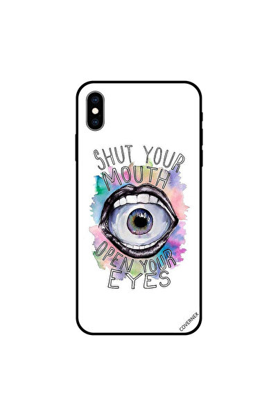 Covernex غطاء حماية لجهاز iPhone XS: أغلق فمك وافتح عينيك