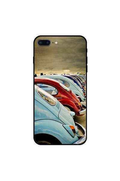 Covernex غطاء حماية لهاتف iPhone 7 Plus بطبعة سيارات صغيرة لامعة