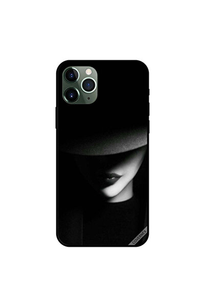 Covernex غطاء حماية لجهاز iPhone 11 Pro Max أسود - فتاة القبعة الصمت في الظلام