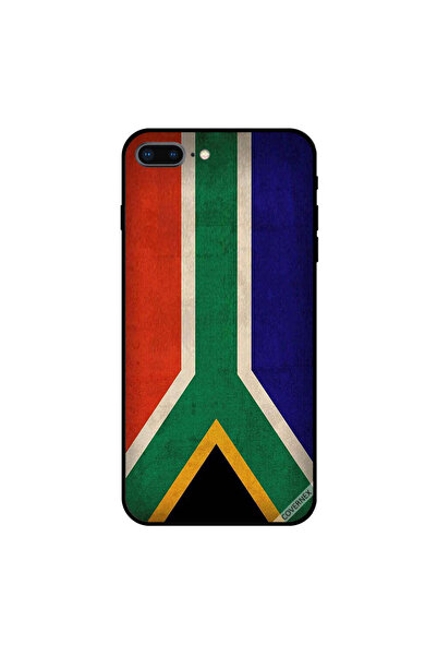 Covernex غطاء حماية لجهاز iPhone 8 Plus بعلم جنوب أفريقيا العتيق