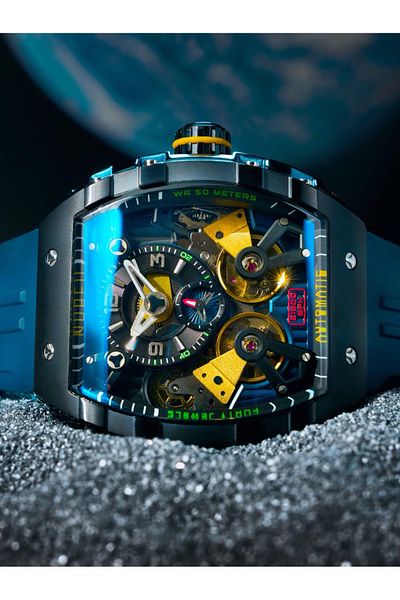 Nubeo Mens Watch Nubeo NB-6100-01, Automatic, 48mm, 5ATM