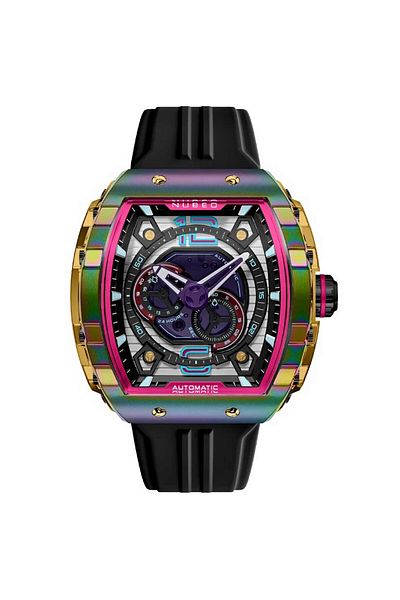 Nubeo Mens Watch Nubeo NB-6087-03, Automatic, 49mm, 5ATM