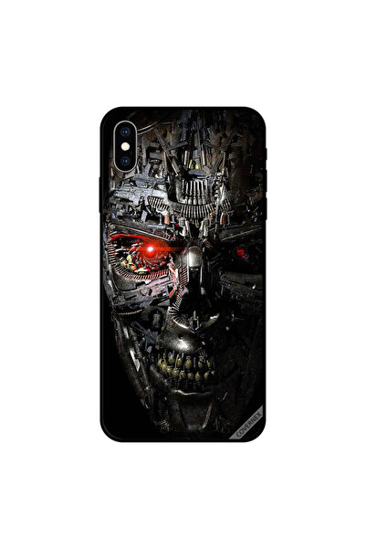 Covernex غطاء حماية لجهاز iPhone XS بطبعة عين الجمجمة الحمراء