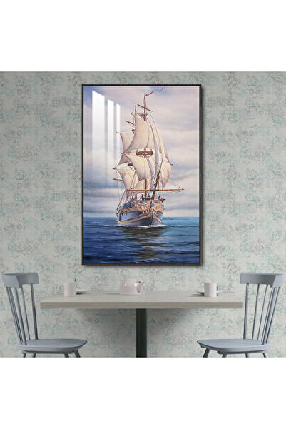 SND لوحة جدارية خشبية فاخرة مع برواز ذهبي و طبقة من الاكرليك الشفاف