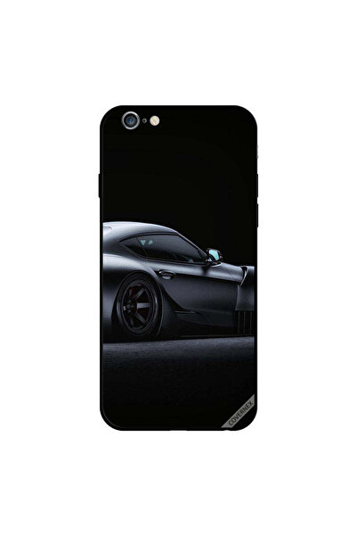 Covernex غطاء حماية لجهاز iPhone 6s Plus باللون الأسود والرمادي وسيارة