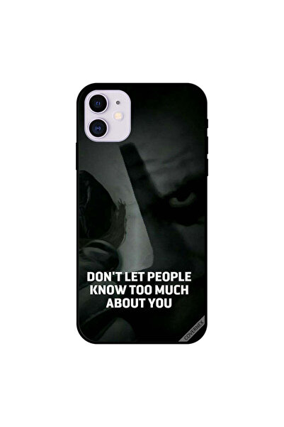 Covernex غطاء حماية لجهاز iPhone 11 لا تدع الناس يعرفون الكثير عنك