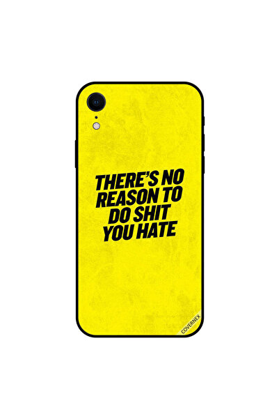 Covernex غطاء حماية لجهاز iPhone XR لا يوجد سبب لفعل الأشياء التي تكرهها