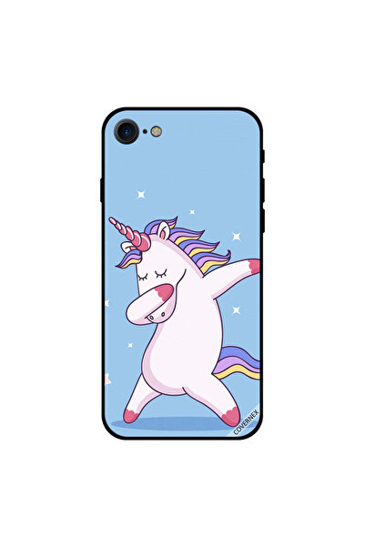 Covernex غطاء حماية لجهاز iPhone 7 - لون أزرق غامق - يونيكورن