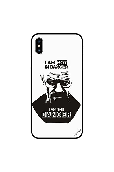 Covernex غطاء حماية iPhone XS أنا لست في خطر بالأبيض والأسود