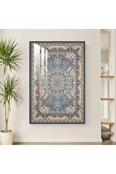 4gdran لوحة جدارية خشبية بتصميم الفن التشكيلي مع برواز شامبين و طبقة من الاكر...