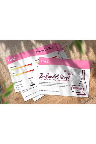 WineLovers Set of 25 WineLovers wine cards, multicolor, 22 x 16 x 2 cm