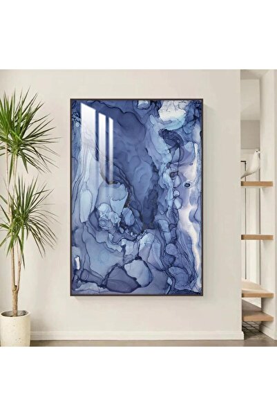 4gdran لوحة جدارية خشبية بتصميم الفن التجريدي مع برواز شامبين و طبقة من الاكر...