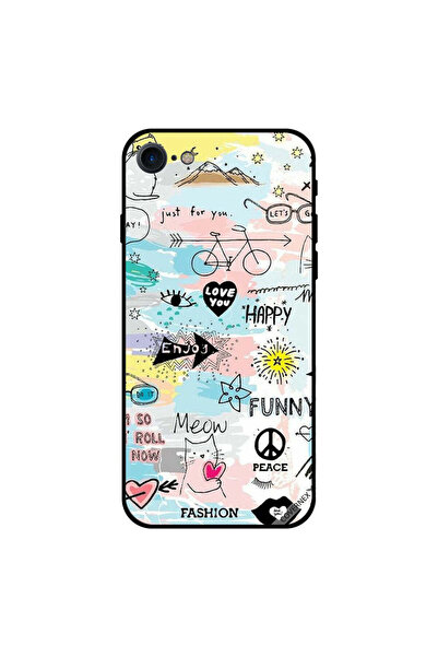 Covernex غطاء حماية لجهاز iPhone 8 بتصميم دودل مواء استمتع