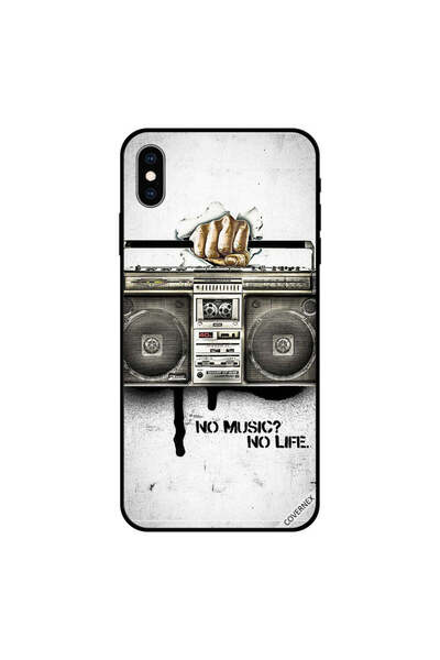 Covernex غطاء حماية iPhone X لا موسيقى لا حياة