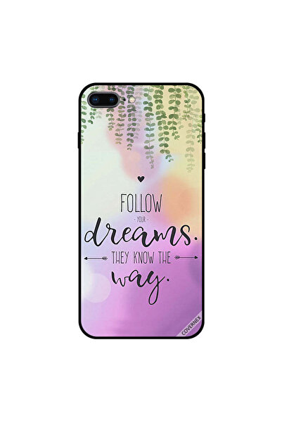 Covernex غطاء حماية لجهاز iPhone 7 Plus اتبع أحلامك فهي تعرف الطريق